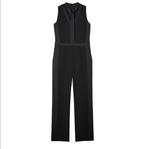 Banana Republic Tie-Neck Tuxedo Jumpsuit NWT
